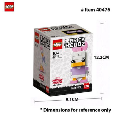 LEGO 40476 BrickHeadz Pato Colecionadores BrickHeadz e amantes de figuras de desenho animado 110 PEÇAS