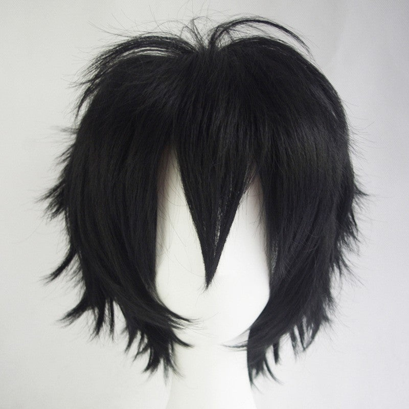 Versatile colored Synthetic wig men's cosplay wigs anime wig set cosplay upturned short hair