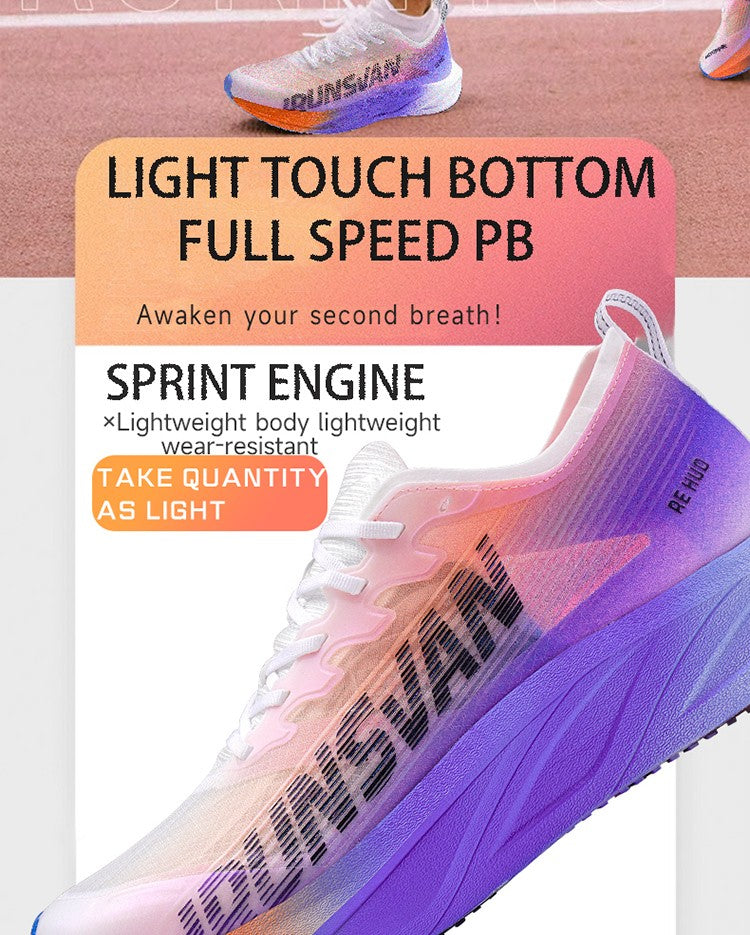 Tênis IRUNSVAN HEAT 2.0 com Placa de Carbono, Profissional para Maratona, Corrida, Treino Atlético e Esportivo Masculino