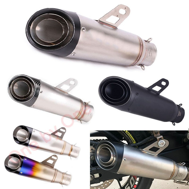 Universal Motorcycle Exhaust Muffler Pipe Escape Moto DB Killer For Honda R6 R15 R1 R3 MT07 Tmax155 XMAX GSX250