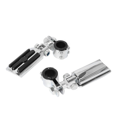 1 1/4" 32mm Motorcycle Foot Rest Highway Engine Guard Foot Pegs Mount Footrest For Harley Touring Honda Kawasaki Suzuki Yamaha