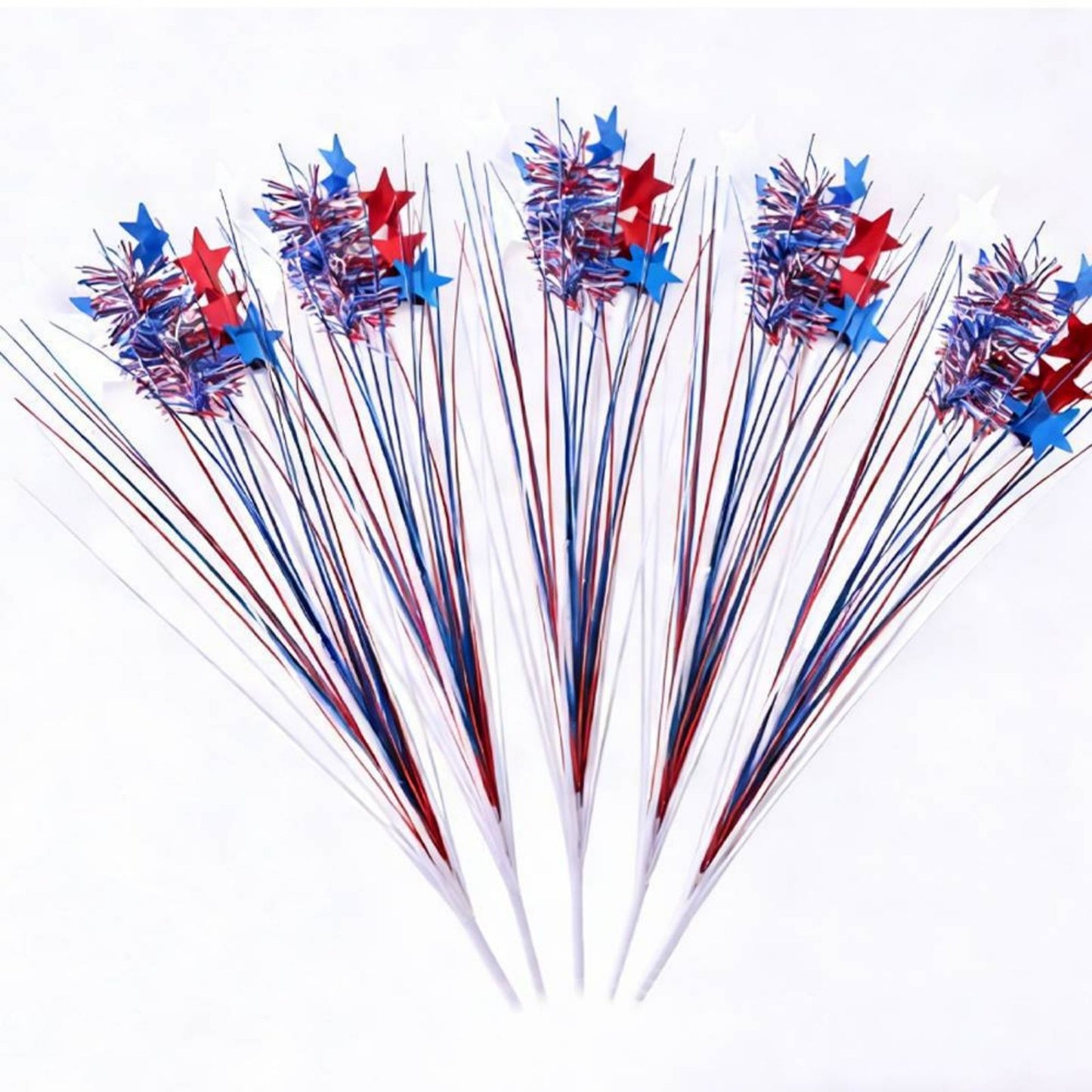 1Pc Independence Day Firework Star Picks Red White Blue Home Party Decorations American National Day Festival Scene Layout Ornam