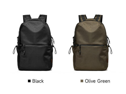 Simple Style Waterproof Large Capacity Men Travel Backpack Black Brown Outdoors Knapsack 16 Inch Laptop Teenagers School Bag