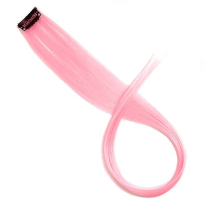 22 Polegadas Sintético Longo Liso Clip In Extensões de Cabelo Perucas de Alta Temperatura Cores do Arco-Íris Acessórios de Cabelo para bom 2026