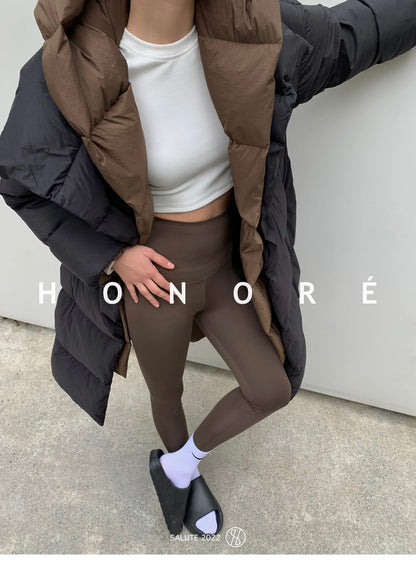 Janveny Fluffy White Duck Down Jacket Women Winter Thickness Warm Long Puffer Coat Hooded Female Fashion Fake Two-piece Parkas