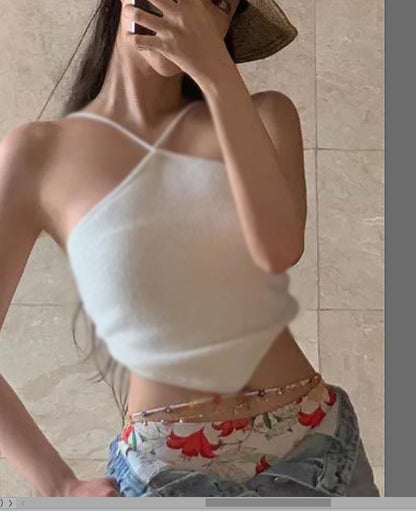 New Korean Sle Women's Bikini Sexy Bal Small Chest e Split Faionable Cross-Border Hot Spring Swimming Suit