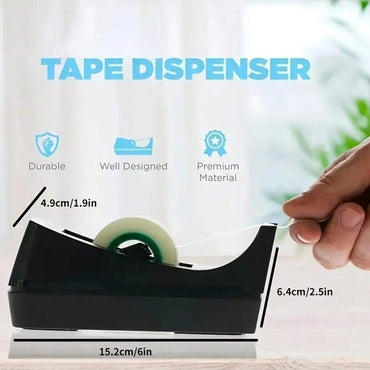 1/2pcs Desktop Tape Dispensers - Non-Slip Base - Heavy Duty Tape Dispenser - Perfect for Office Home School (Tape Not Included)