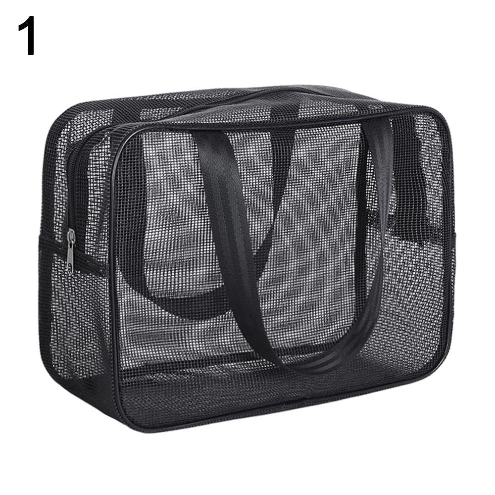 Big Pockets Tote Bag Easily Carry Beach Mesh Shower Mesh Shower Bag Quick Dry Shower Storage Bag Beach