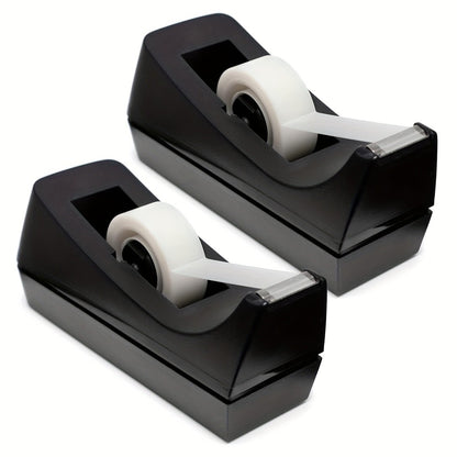 1/2pcs Desktop Tape Dispensers - Non-Slip Base - Heavy Duty Tape Dispenser - Perfect for Office Home School (Tape Not Included)