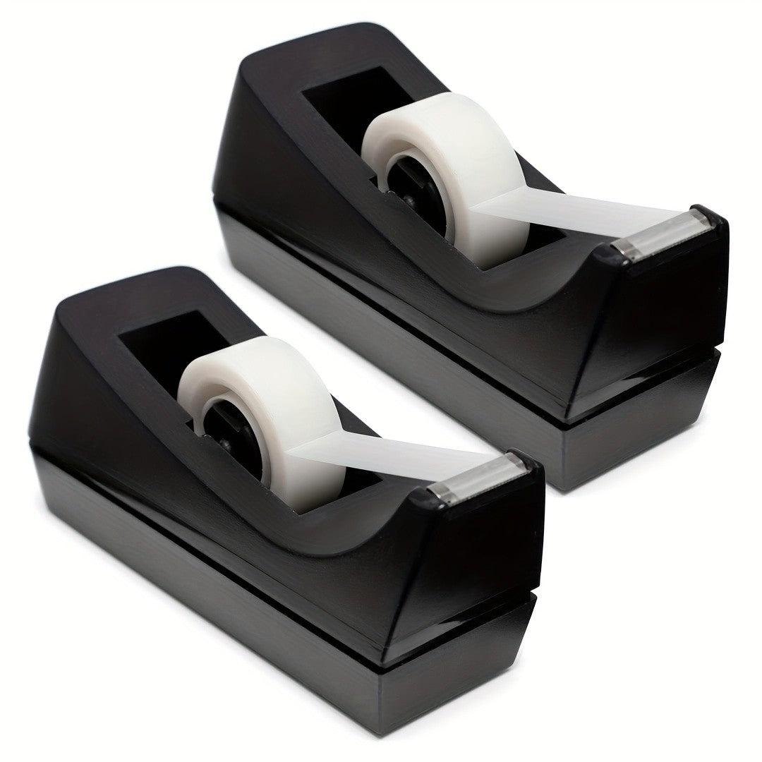 1/2pcs Desktop Tape Dispensers - Non-Slip Base - Heavy Duty Tape Dispenser - Perfect for Office Home School (Tape Not Included)