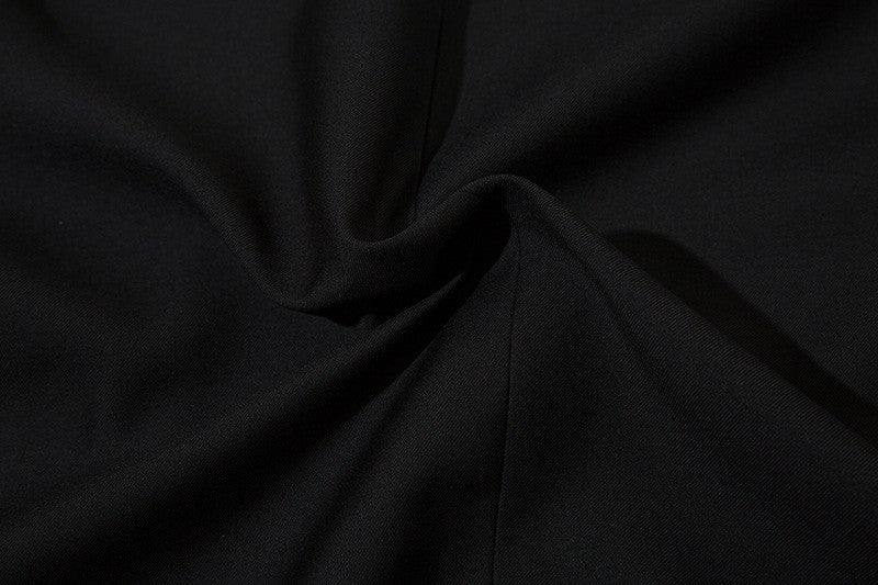 Autumn Winter Mens Fashion Metal Trim Suit Jacket Trendy Brand Solid Color Handsome Hong Kong Style Business Blazer Coat