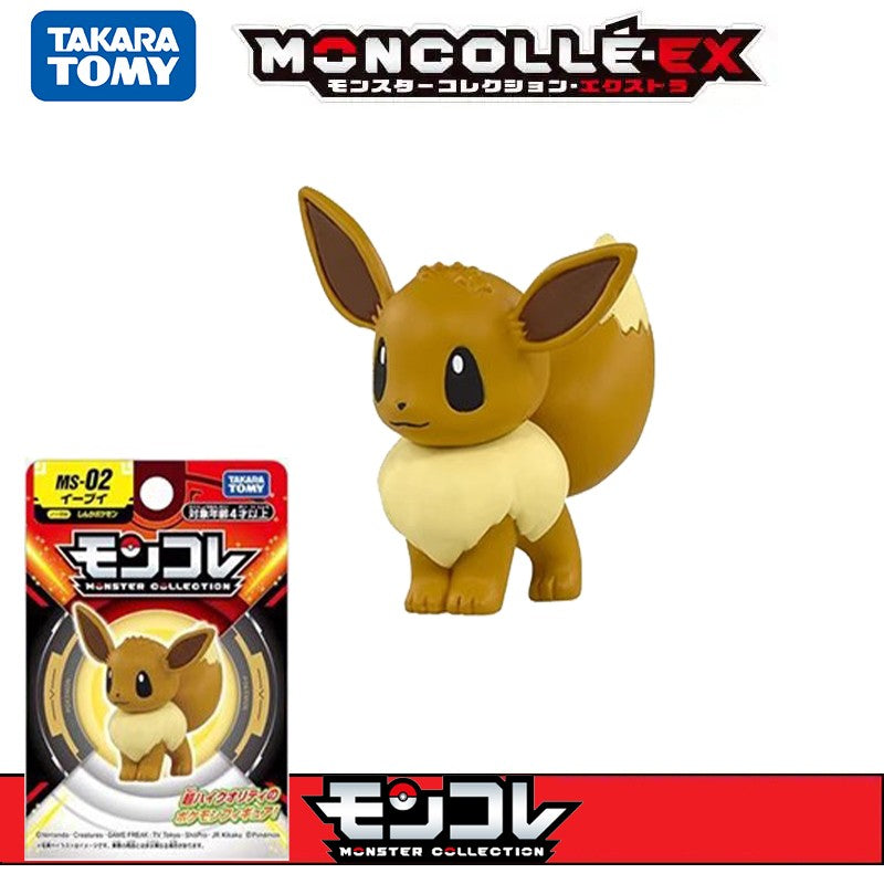 Original TAKARA TOMY Pokemon Figurine Toys Mimikyu Sylveon Lapras Charizard Umbreon Vaporeon Snorlax Model Dolls Birthday Gifts