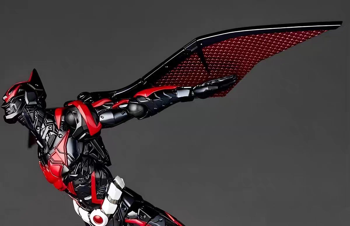 AMAZING YAMAGUCHI 1/12 Scale PVC Action Figures Kaiyodo Revoltech Batman Beyond Batman Ver. Model Collection Toy