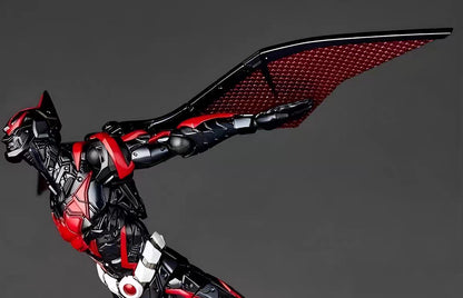 AMAZING YAMAGUCHI 1/12 Scale PVC Action Figures Kaiyodo Revoltech Batman Beyond Batman Ver. Model Collection Toy