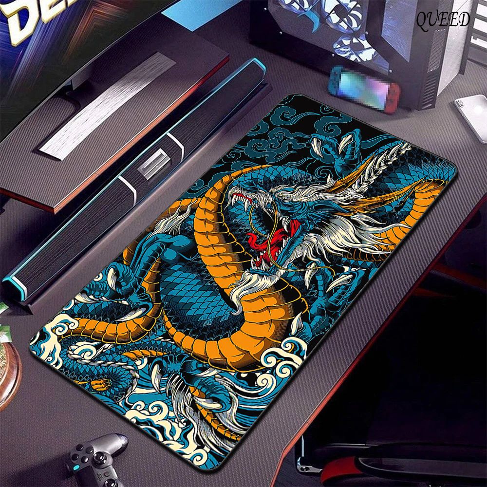Gaming Mouse Pad Large Dragon Gamer Mousepad Computer Gaming Table Carpet Desk Mat XXL 800x300mm Mouse Mat Rubber Keyboard Pads