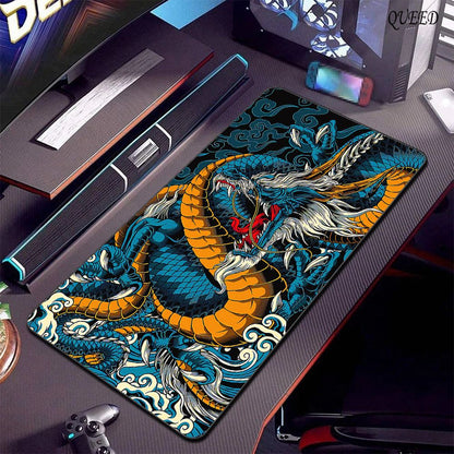 Gaming Mouse Pad Large Dragon Gamer Mousepad Computer Gaming Table Carpet Desk Mat XXL 800x300mm Mouse Mat Rubber Keyboard Pads