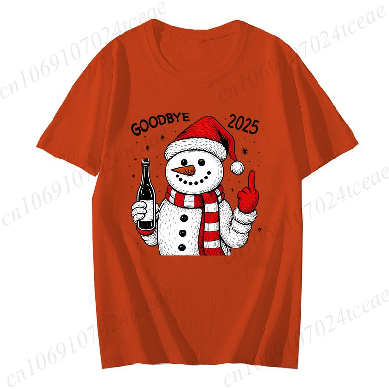 Goodbye 2025 Shirt,Goodbye 2025 Shirt,Happy New Year T-Shirt,New Year Party Shirts, 2026 Celebration Women's Men T-Shirts Tops