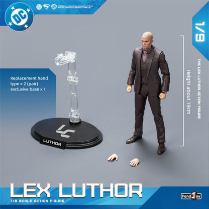 Fondjoy Novo Superman Lex Luthor 1/9 Boneco de Ação Versão Filme DC Novo Boneco Superman de Gunn Enfeites para Brinquedos e Presentes para Meninos