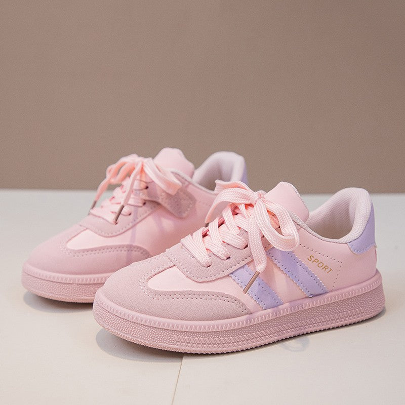 Children's Board Shoes Boys Sneakers 3-18 Years Old Khaki Boys Girls Single Shoes Four Seasons Non-slip Kids De Training Shoes