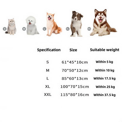 Cama Universal para Animais de Estimação para Todas as Estações, Ninho para Cães e Gatos, Resistente a Arranhões e Mordidas, Almofada Removível e Lavável