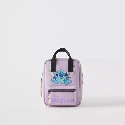 Kids Disney Minnie Mouse Doodle Print Children's Mickey Backpack Casual Large Capacity Shoulder Bag Preschool Backpack