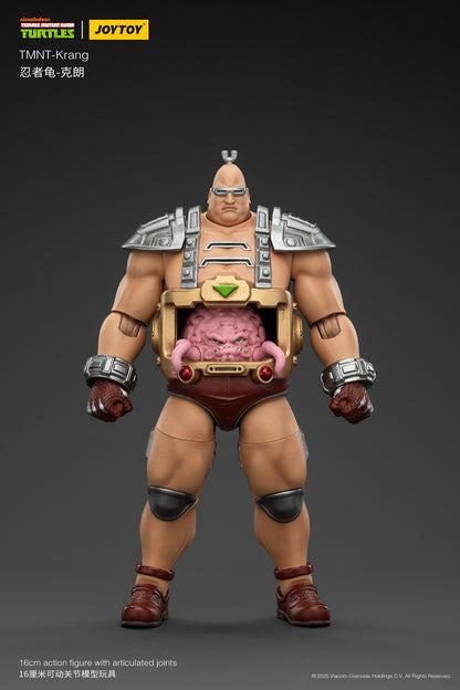 [Pré-venda][Disponível na Ásia] JOYTOY 1/18 Bonecos de Ação TMNT Tartarugas Ninja Krang Figuras de Anime Brinquedos Modelo