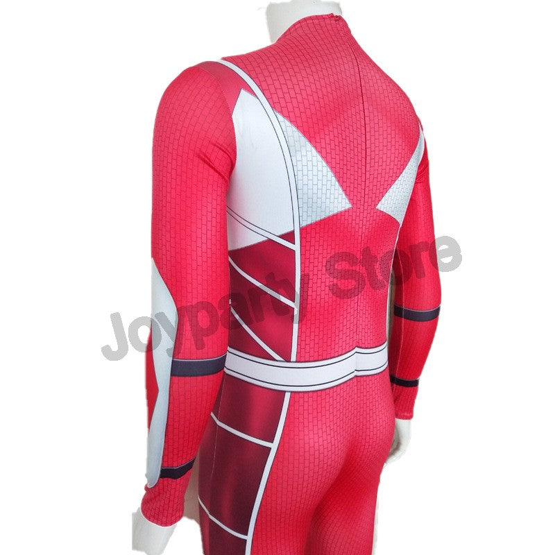 Power Samurai Sentai Shinkenger Rangers Costume Adult KidsSuperhero Cosplay Halloween Birthday Party Zentai Suit Jumpsuit