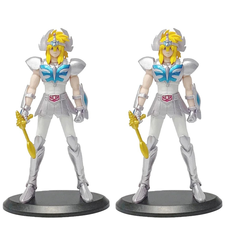 Saint Seiya Action Figurine Ikki Hyoga Seiya Shiryu Standing Myth Cloth Knights of The Zodiac Figures Model Toys Children's Gift