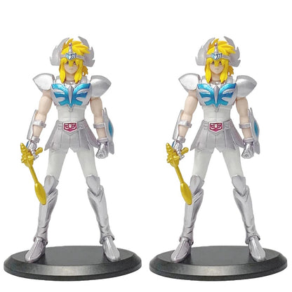 Saint Seiya Action Figurine Ikki Hyoga Seiya Shiryu Standing Myth Cloth Knights of The Zodiac Figures Model Toys Children's Gift