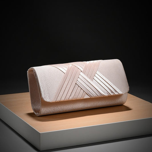 Luxury Stripes Designer One-shoulder bag Envelope Evening Clutch Bags hardware shoulder bag women wedding party gift bag