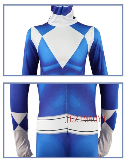 Adult Samurai Sentai Shinkenger Rangers Costume Adult  Superhero Cosplay Halloween Birthday Party Jumpsuit Zentai Suit