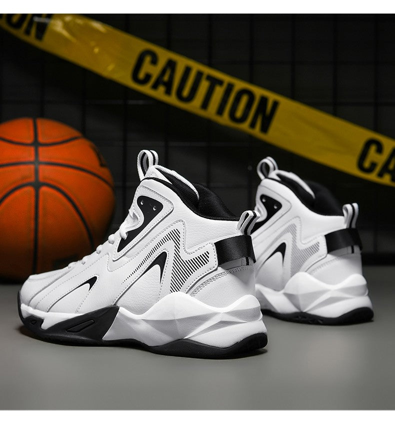 Men's plus size casual sneakers Four seasons breathable light outdoor basketball shoes fashion youth Joker sports running shoes