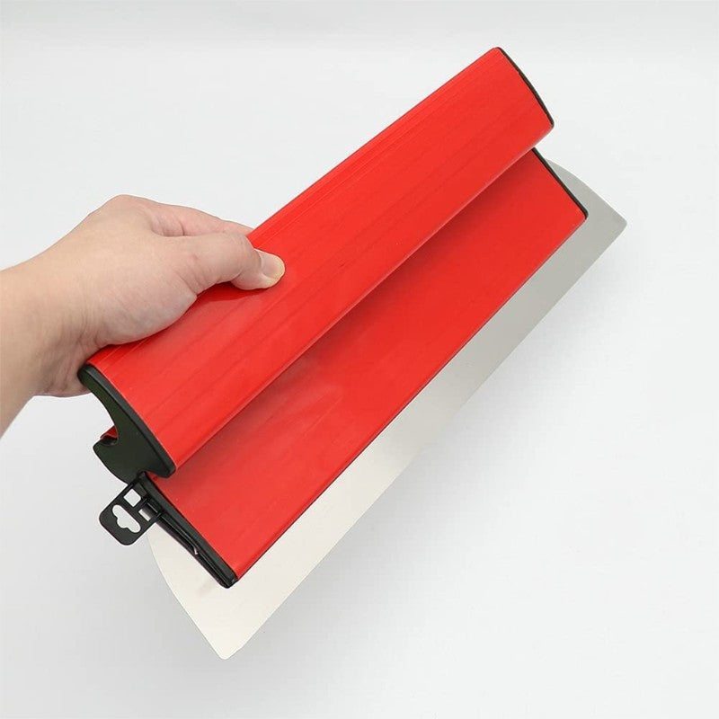 Espátula de Alisar Gesso Cartonado 40cm/15,75" para Parede Branca Ferramentas de Construção em Aço Inoxidável Extrudado Q84D