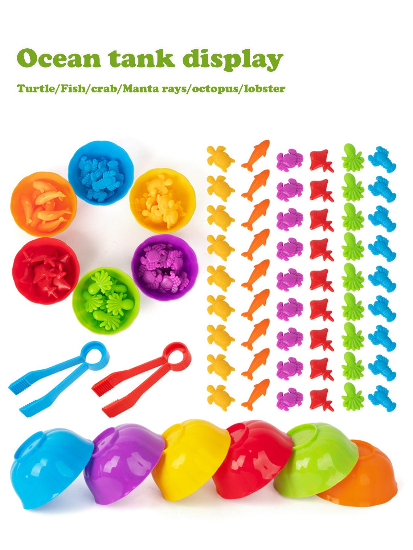 Animal series children's early education enlightenment counting toys teaching aids family cognitive classification toys