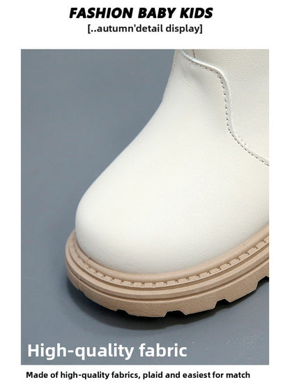 Autumn Winter Baby Kids Short Boots Super Warm Boys Girls Shoes Pu Leather Children Boots Fashion Toddler Boots Kids Snow Shoes