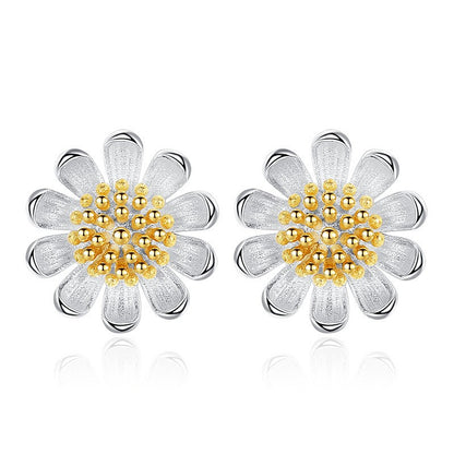 Brincos agulha em prata esterlina 925, moda, joia de alta qualidade, zircônia de cristal com fileira dupla, redondos, modelo H009