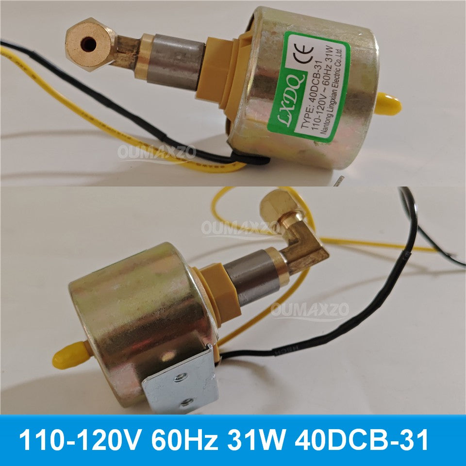 PUMP 40DCB-31 220V-240V 31W 110V-120V 18W Pump 400W 900W 1200W 1500W 3000W Stage Fog Smoke Snow Hazer Machine 40DCB 31W Oil Pump
