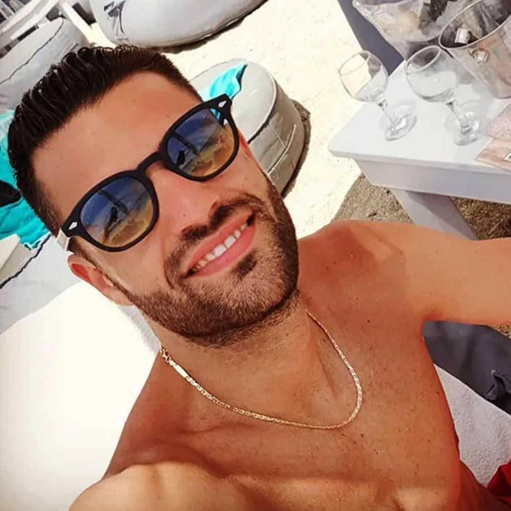 JNPCXI Quality New Retro Round Sunglasses Women Fashion Rivets Decoration Shades UV400 Men Punk Leopard Sun Glasses