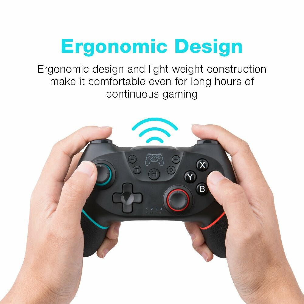 Pro Controller Wireless Bluetooth Gamepad Joystick For N-SL Console Pro Host With 6-axis vibration game Handle