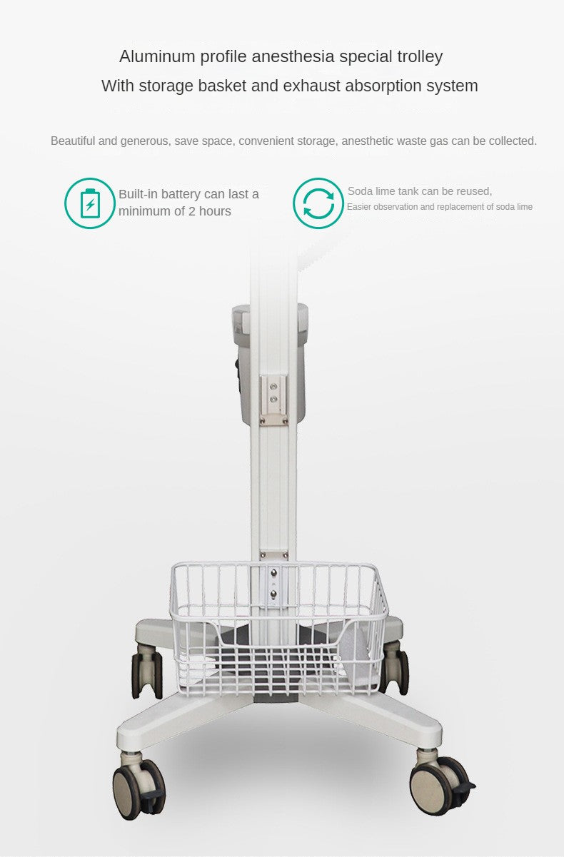 DA1200V2  Pet Veterinary Anaesthesia Respirator Pet Anaesthesia Machine Cats Dogs Respiratory Anaesthesia Machine Aluminium Type
