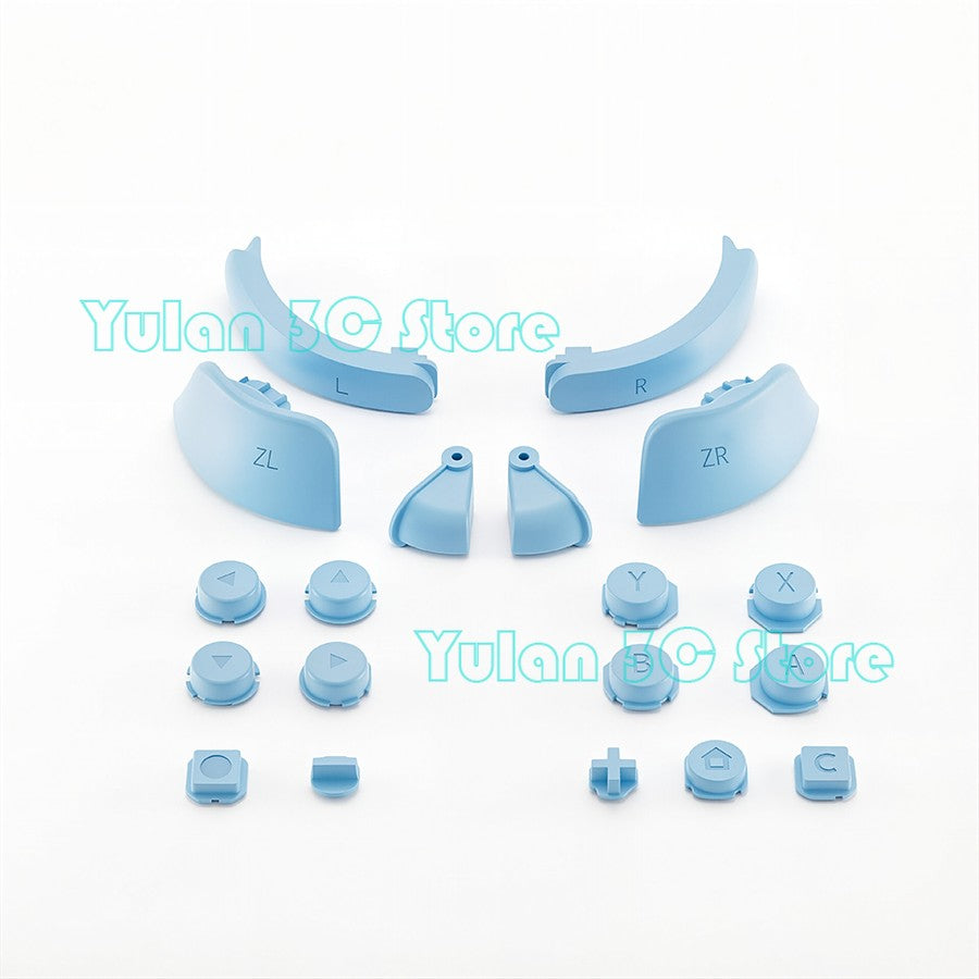 Joycon 2 Solid Color / Transparent Custom DIY Replacement Full Set Buttons for Nintendo Switch 2 Joy Con Controller Accessories