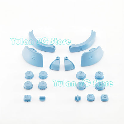 Joycon 2 Solid Color / Transparent Custom DIY Replacement Full Set Buttons for Nintendo Switch 2 Joy Con Controller Accessories