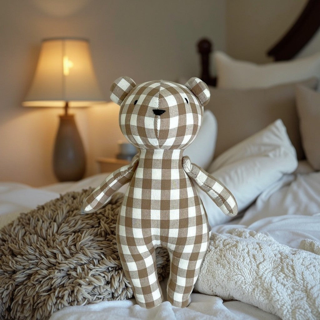 2025 Baby Plush Toy Comforts Sleeping Cute Rabbit, Bear, Mouse Baby Girl Doll, Cloth Doll Doll