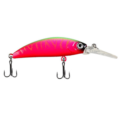 Isca Lure Placa Lingua Longa Sinking Minnow 7cm 6g Isca Artificial Arremesso Longo Pesca de Água Doce Salgada Isca Especial para Robalo e Per