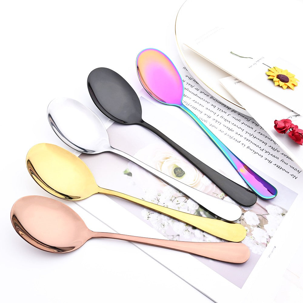 Drmfiy Conjunto de Talheres Pretos de 5/7 Peças para Servir, Utensílios de Jantar, Buffet, Talheres para Catering, Conjunto de Escumadeiras, Colheres, Garfos, Talheres de Prata