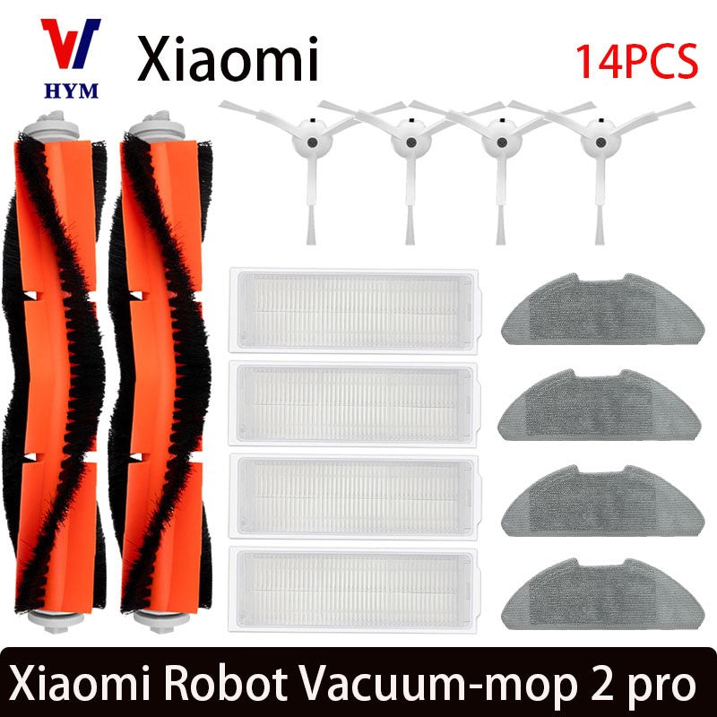 For Xiaomi Mi Robot Vacuum-Mop 2 Pro/Lite MJST1SHW MJSTL Hepa Filter Mop Cloth Main Side Brush Mijia Vacuum Cleaner Accessories