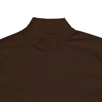 Cross-border Amazon 2024 summer solid color short-sleeved fashion bottoming shirt men's tight turtleneck T-shirt