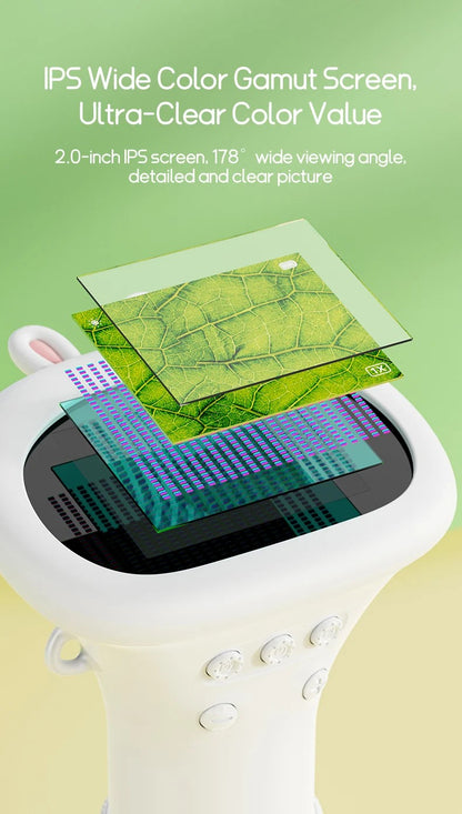 Microscópio Infantil 1000x Lupa Microscópio 200 Megapixels Com Função Foto e Vídeo LED Brinquedos Educacionais Ciência Para Crianças