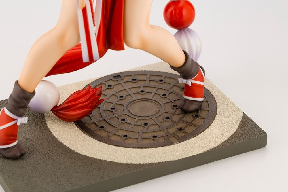 KOTOBUKIYA Original The King of Fighters '98 Jogo Anime SNK Mai Shiranui Boneco de Ação Brinquedos para Crianças Presente Modelo Colecionável