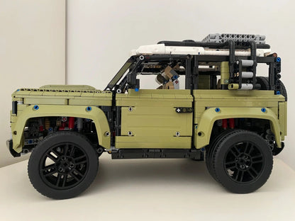 Conjunto de Blocos de Construção de Colecionador Defender Rover Técnico, Modelo de Carro Off Road Clássico 42110, Ideias de Presentes para o Natal